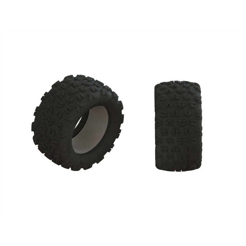 Z-AR520049 2 Arrma Backflip LP Tire 3.8 Foam Inserts
